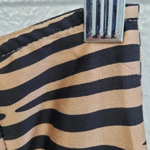 Forever 21 Annie High Front Slit Animal Print Midi Skirt - Picture 8 of 15